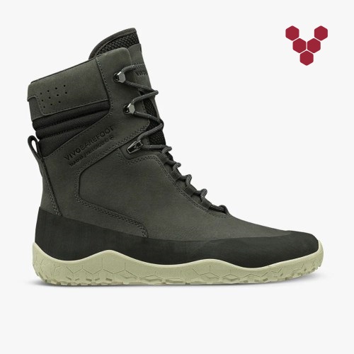 Vivobarefoot Tracker Hi FG Olivengrønne Tursko Dame [7-RDAN]